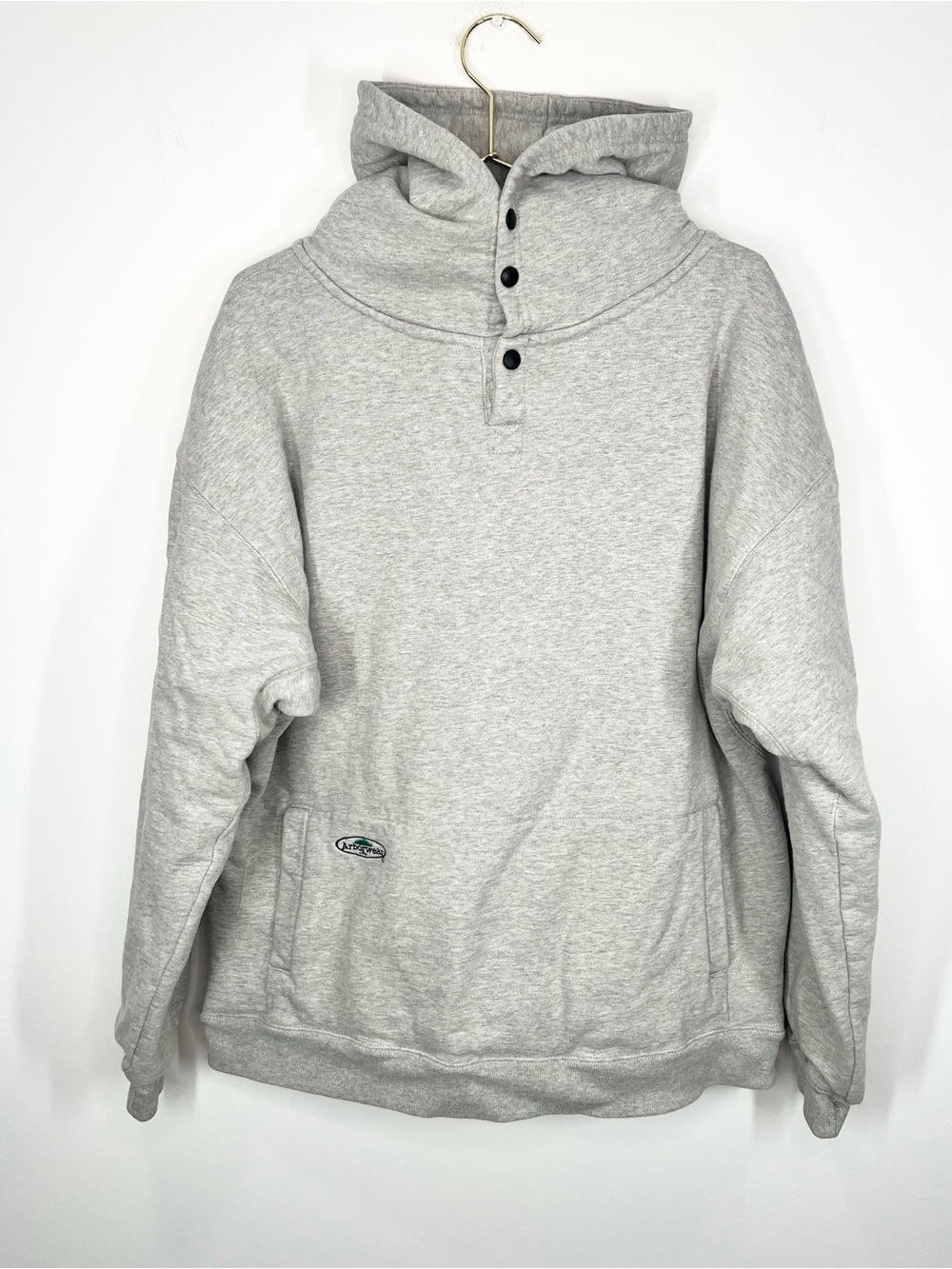 Arborwear Double Thick Hooded Pullover Sweatshirt Athletic Gray XL